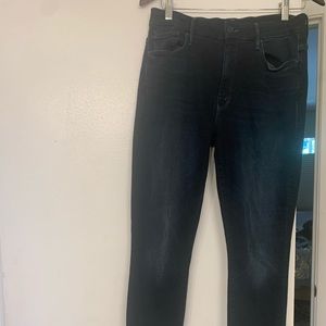 Mother The Looker High Waist Ankle Fray jeans